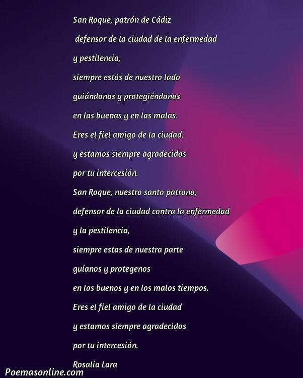 Mejor Poema de Dos Estrofas sobre San Roque Cadíz, Poemas de Dos Estrofas sobre San Roque Cadíz