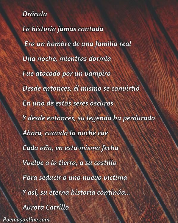 Excelente Poema de Drácula la Historia Jamás Contada, Poemas de Drácula la Historia Jamás Contada