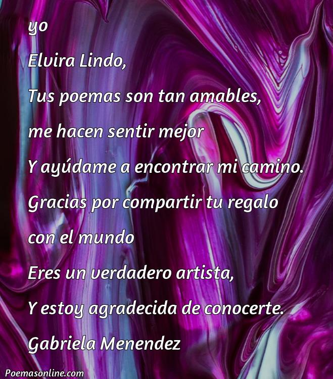 Mejor Poema de Elvira Lindo, 5 Mejores Poemas de Elvira Lindo
