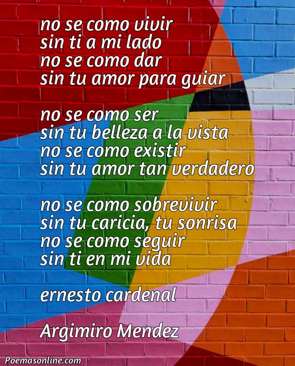 Mejor Poema de Ernesto Cardenal al Perderte Yo a Ti, Poemas de Ernesto Cardenal al Perderte Yo a Ti