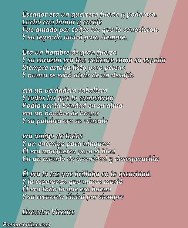 Reflexivo Poema de Escanor, Cinco Mejores Poemas de Escanor