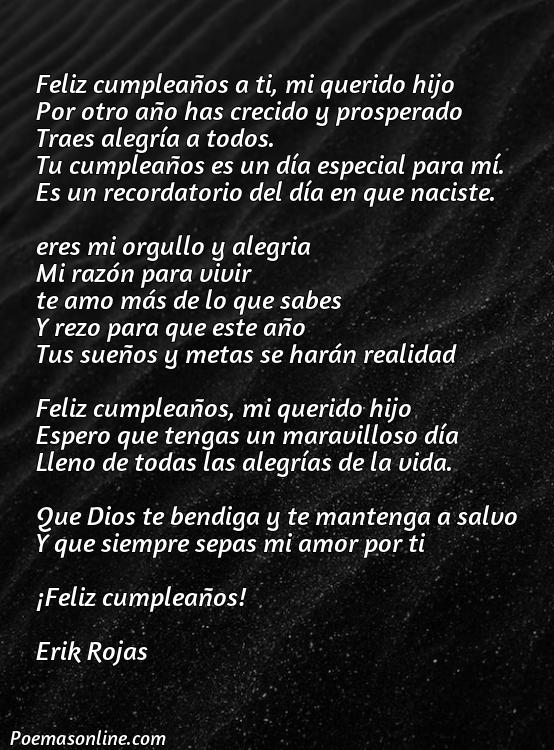 Excelente Poema de Felicitación de Cumpleaños para un Hijo, 5 Mejores Poemas de Felicitación de Cumpleaños para un Hijo