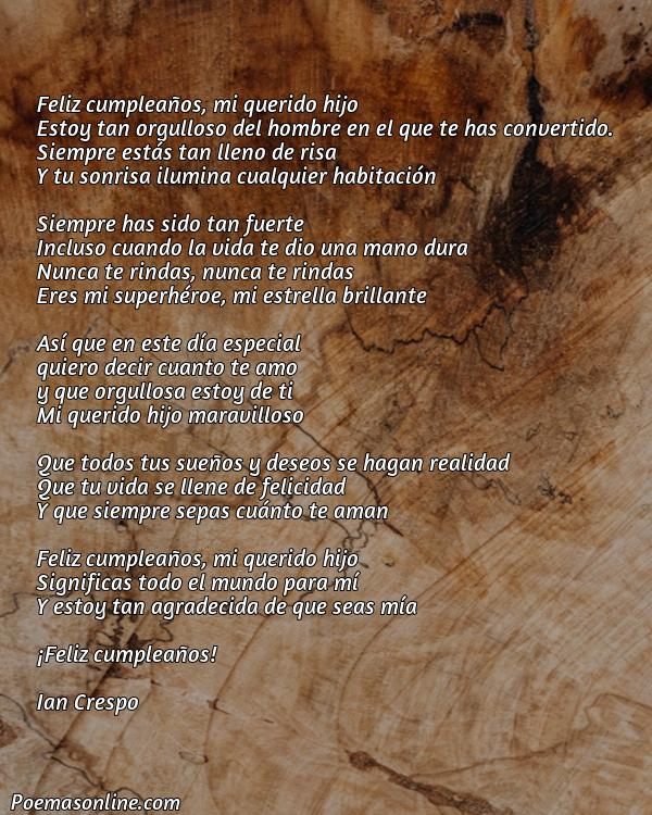 Lindo Poema de Felicitación de Cumpleaños para un Hijo, Poemas de Felicitación de Cumpleaños para un Hijo