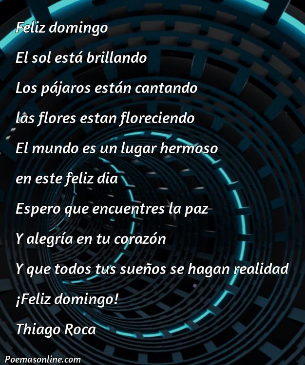 Mejor Poema de Feliz Domingo, Poemas de Feliz Domingo