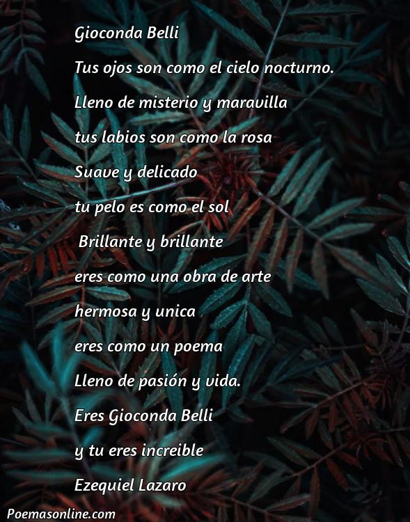 Hermoso Poema de Gioconda Belli, Cinco Mejores Poemas de Gioconda Belli