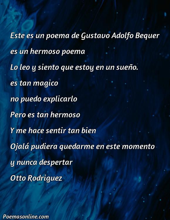 Hermoso Poema de Gustavo Adolfo Bequer, Cinco Mejores Poemas de Gustavo Adolfo Bequer
