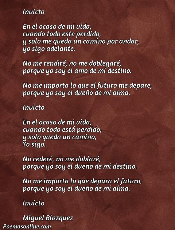 Mejor Poema de Invictus en Español, 5 Mejores Poemas de Invictus en Español