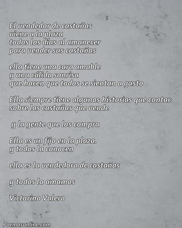 Hermoso Poema de la Castañera, 5 Mejores Poemas de la Castañera