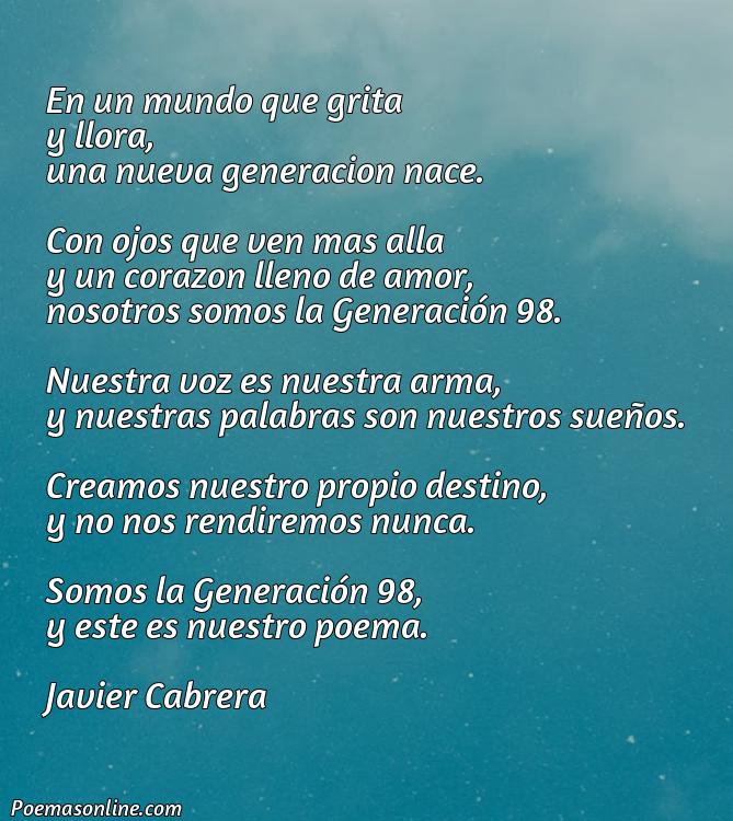 Corto Poema de la Generación 98, 5 Poemas de la Generación 98