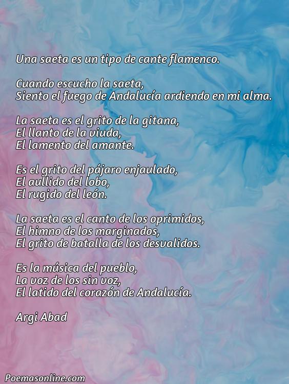 Hermoso Poema de la Saeta, Cinco Poemas de la Saeta