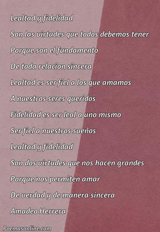 Hermoso Poema de Lealtad y Fidelidad, Poemas de Lealtad y Fidelidad