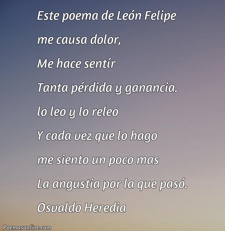 Reflexivo Poema de León Felipe que Lastima, 5 Poemas de León Felipe que Lastima