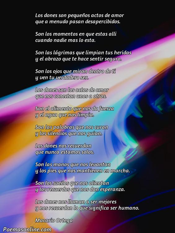 Inspirador Poema de los Dones, Cinco Poemas de los Dones