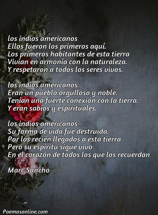Inspirador Poema de los Indios Americanos, Poemas de los Indios Americanos
