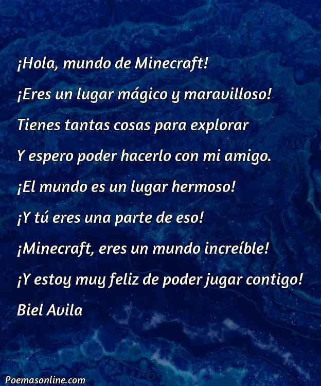 Inspirador Poema de Minecraft en Español, 5 Mejores Poemas de Minecraft en Español