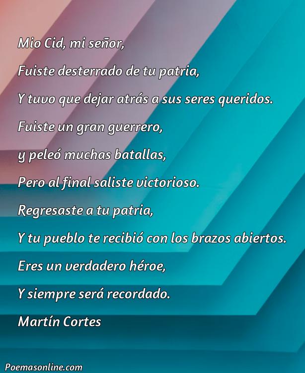 Hermoso Poema de Mio Cid Destierro, 5 Mejores Poemas de Mio Cid Destierro