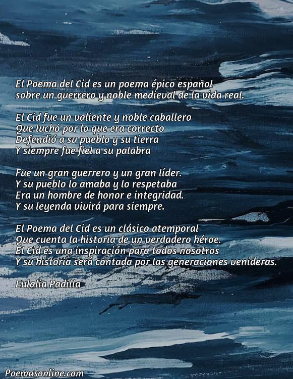 Lindo Poema de Mio Cid Original, Poemas de Mio Cid Original