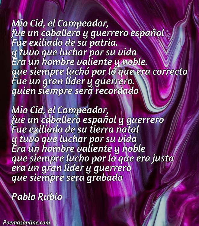 Hermoso Poema de Mio Cid Personajes, Poemas de Mio Cid Personajes