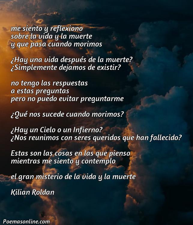 Reflexivo Poema de Muerte con Autor, Poemas de Muerte con Autor