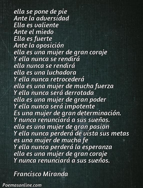 Corto Poema de Mujer Valiente, 5 Poemas de Mujer Valiente