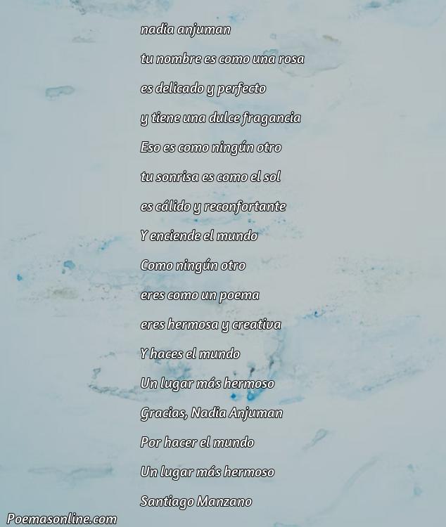 Hermoso Poema de Nadia Anjuman, Poemas de Nadia Anjuman