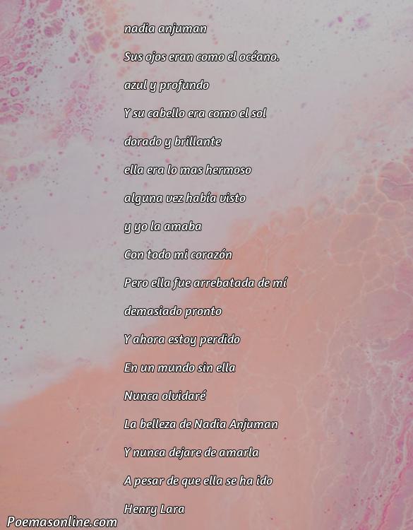 Corto Poema de Nadia Anjuman, Poemas de Nadia Anjuman