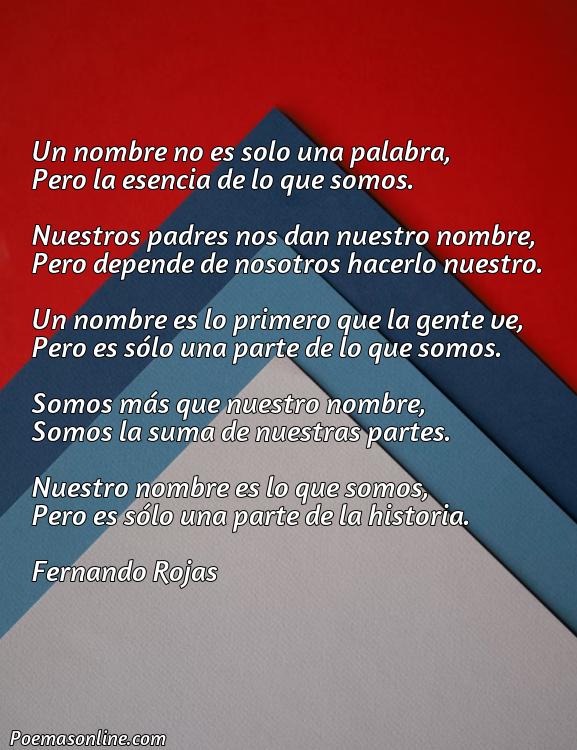 Reflexivo Poema de Nombres, Poemas de Nombres