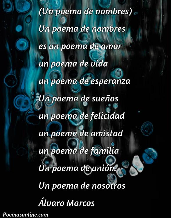 Inspirador Poema de Nombres, 5 Mejores Poemas de Nombres