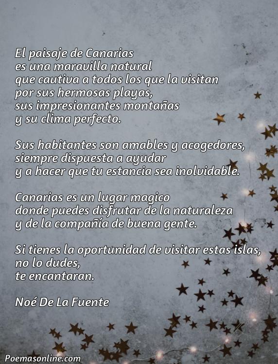Corto Poema de Ocho Versos sobre Canarias, 5 Mejores Poemas de Ocho Versos sobre Canarias
