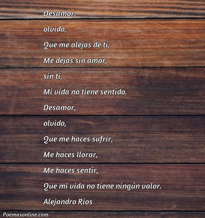 Corto Poema de Olvido y Desamor, 5 Mejores Poemas de Olvido y Desamor