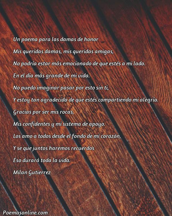 Corto Poema de Padrinos para Novias, Poemas de Padrinos para Novias