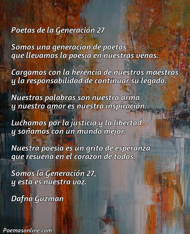 Reflexivo Poema de Poetas de la Generación 27, 5 Mejores Poemas de Poetas de la Generación 27