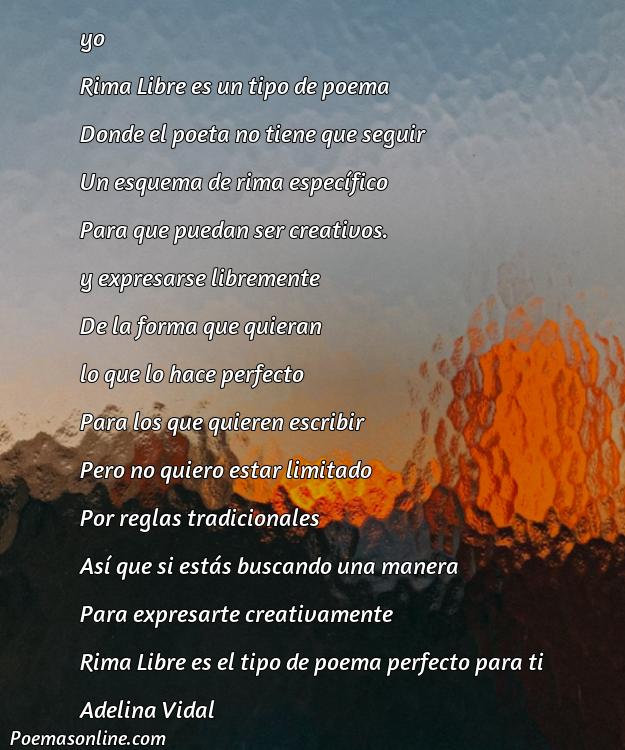 Reflexivo Poema de Rima Libre, Poemas de Rima Libre