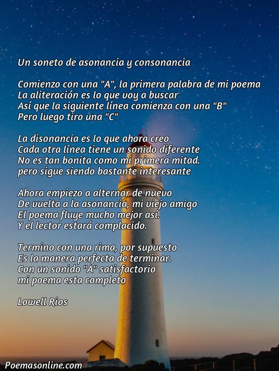 Corto Poema de Rimas Asonantes y Consonantes, Poemas de Rimas Asonantes y Consonantes