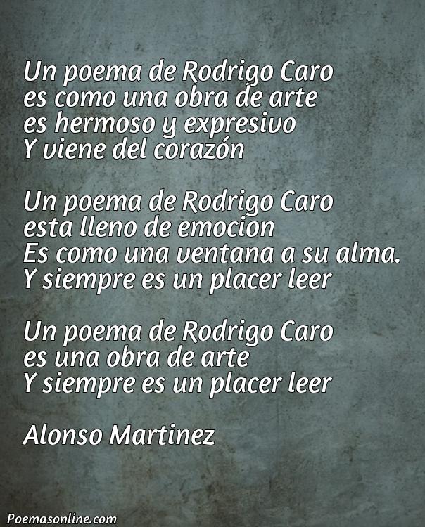 Corto Poema de Rodrigo Caro, 5 Poemas de Rodrigo Caro