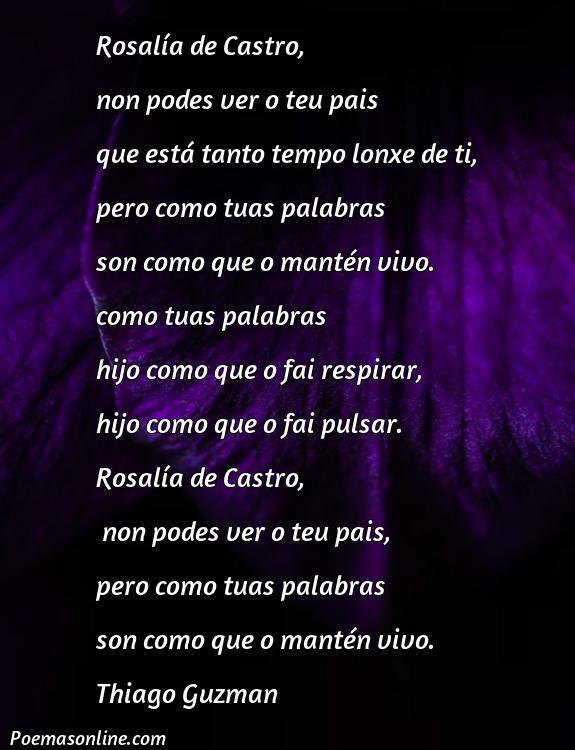 5 Poemas de Rosalía de Castro en Gallego