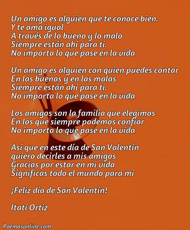 Lindo Poema de San Valentín de Amistad, Poemas de San Valentín de Amistad
