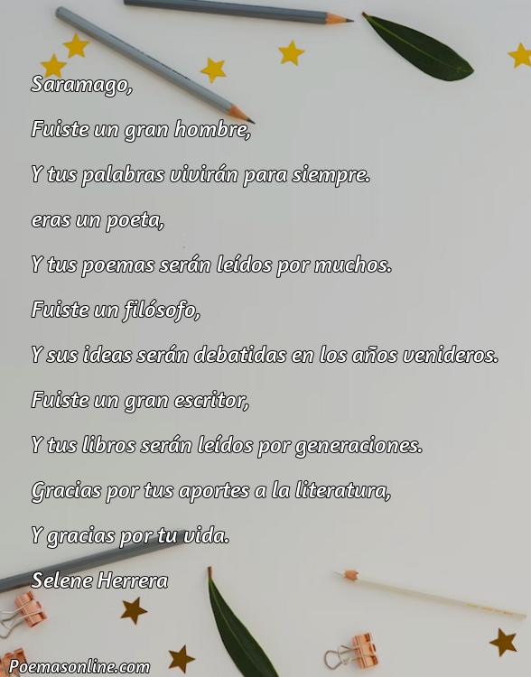 Inspirador Poema de Saramago, 5 Mejores Poemas de Saramago