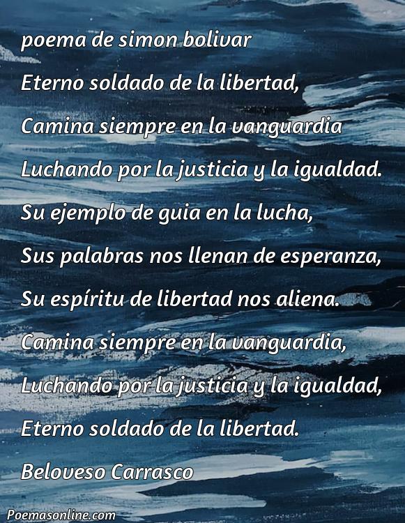 Corto Poema de Simón Bolívar, Cinco Poemas de Simón Bolívar