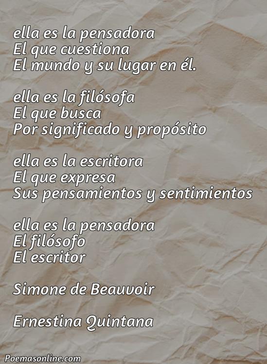 Mejor Poema de Simone de Beauvoir, Cinco Mejores Poemas de Simone de Beauvoir