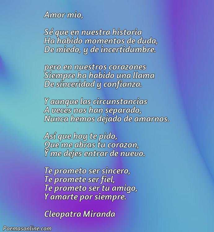 Lindo Poema de Sinceridad y Confianza, Cinco Poemas de Sinceridad y Confianza