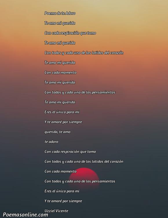 Excelente Poema de te Adoro, Cinco Poemas de te Adoro