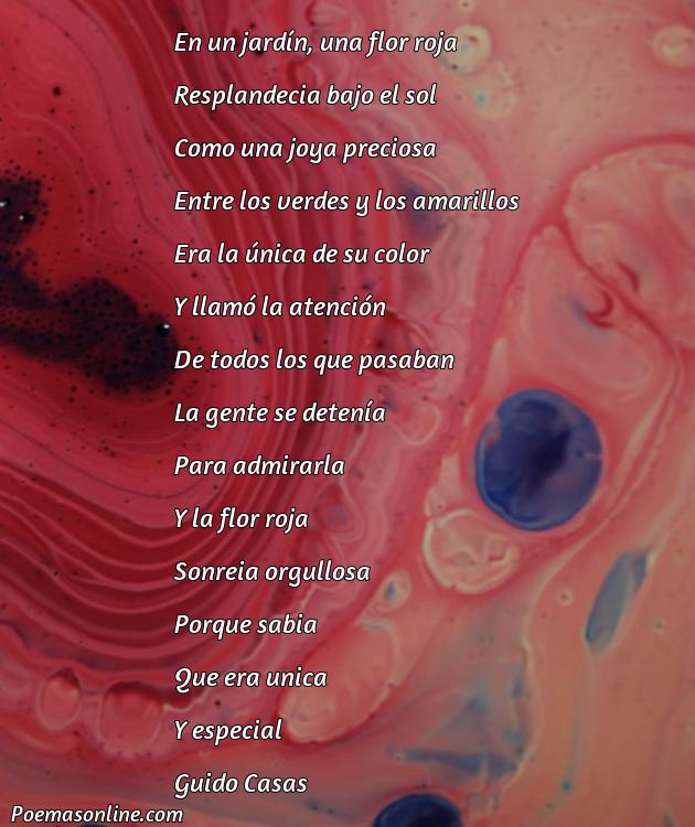Hermoso Poema de una Flor Roja, 5 Poemas de una Flor Roja