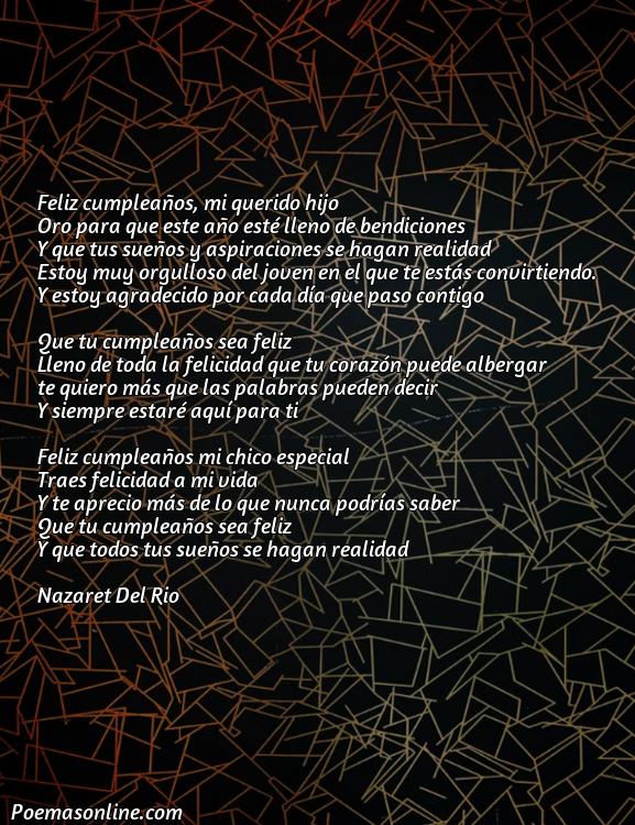 Inspirador Poema de una Madre a su Hijo en su Cumpleaños, Cinco Poemas de una Madre a su Hijo en su Cumpleaños