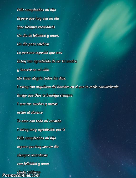 Lindo Poema de una Madre a su Hijo en su Cumpleaños, 5 Poemas de una Madre a su Hijo en su Cumpleaños