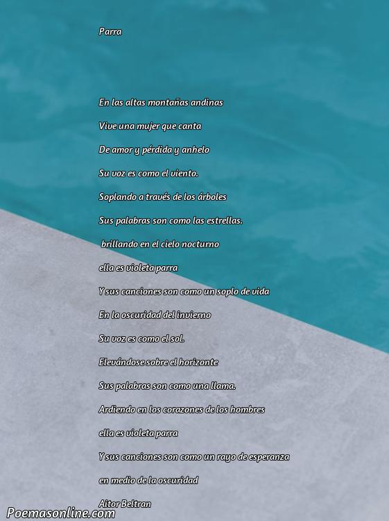 Corto Poema de Violeta, 5 Mejores Poemas de Violeta