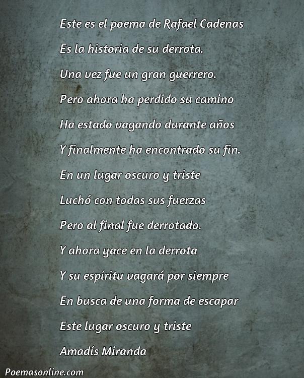 Cinco Mejores Poemas Derrota de Rafael Cadenas