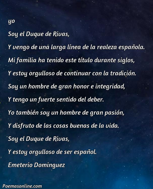 Lindo Poema Duque de Rivas, 5 Poemas Duque de Rivas