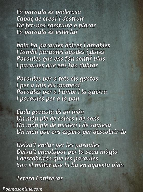 Hermoso Poema en Catalán sobre la Paraula, Poemas en Catalán sobre la Paraula
