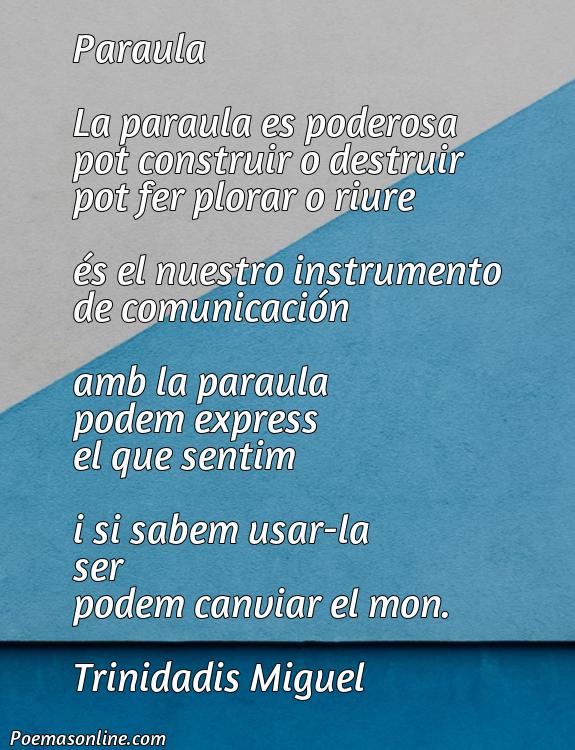 Lindo Poema en Catalán sobre la Paraula, 5 Poemas en Catalán sobre la Paraula